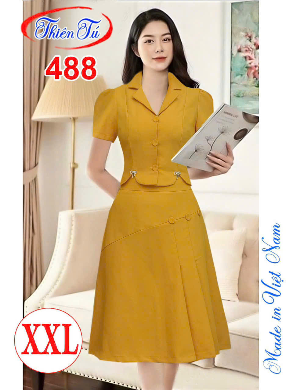 Đầm công sở 488