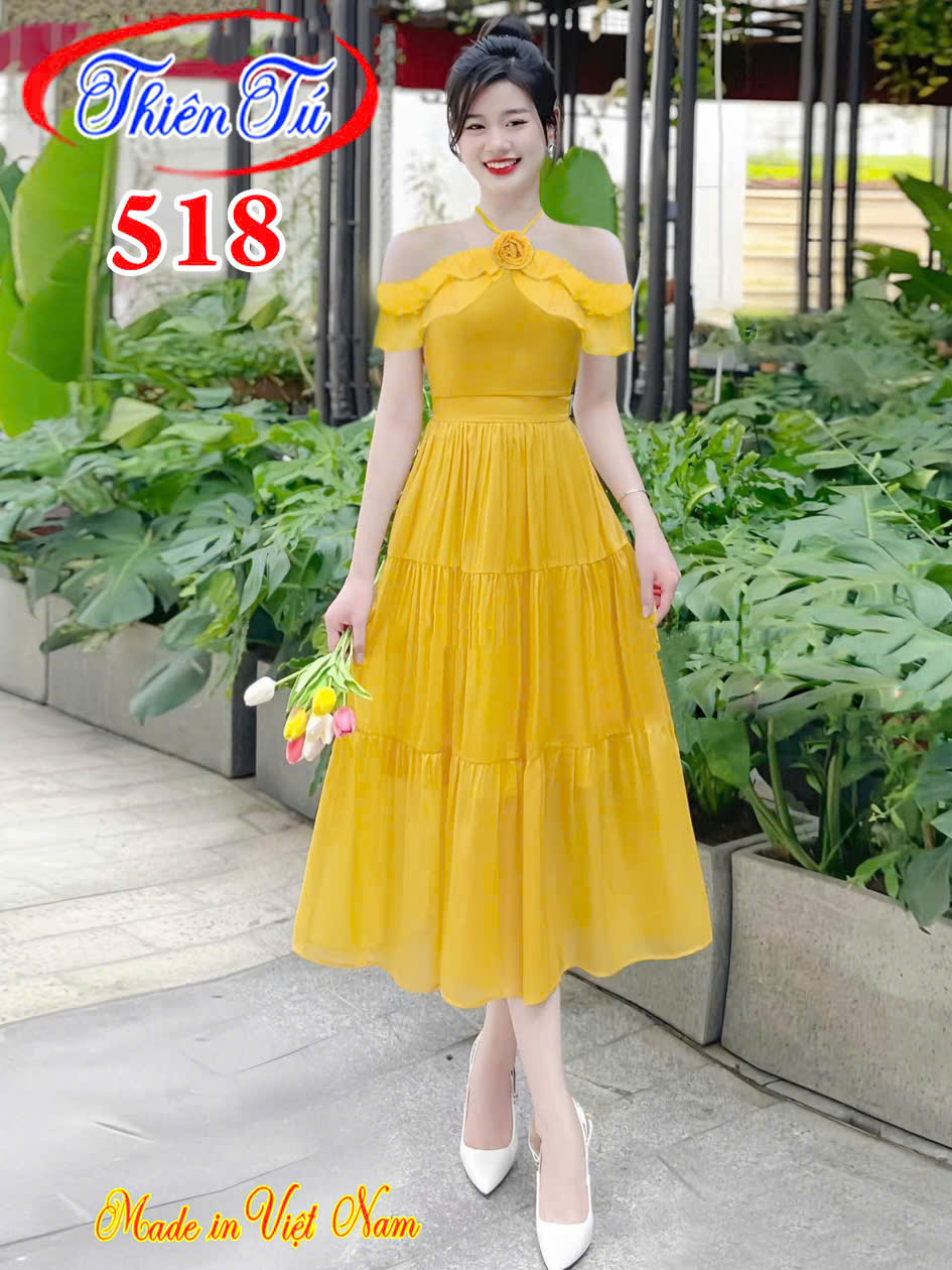 Đầm công sở 518