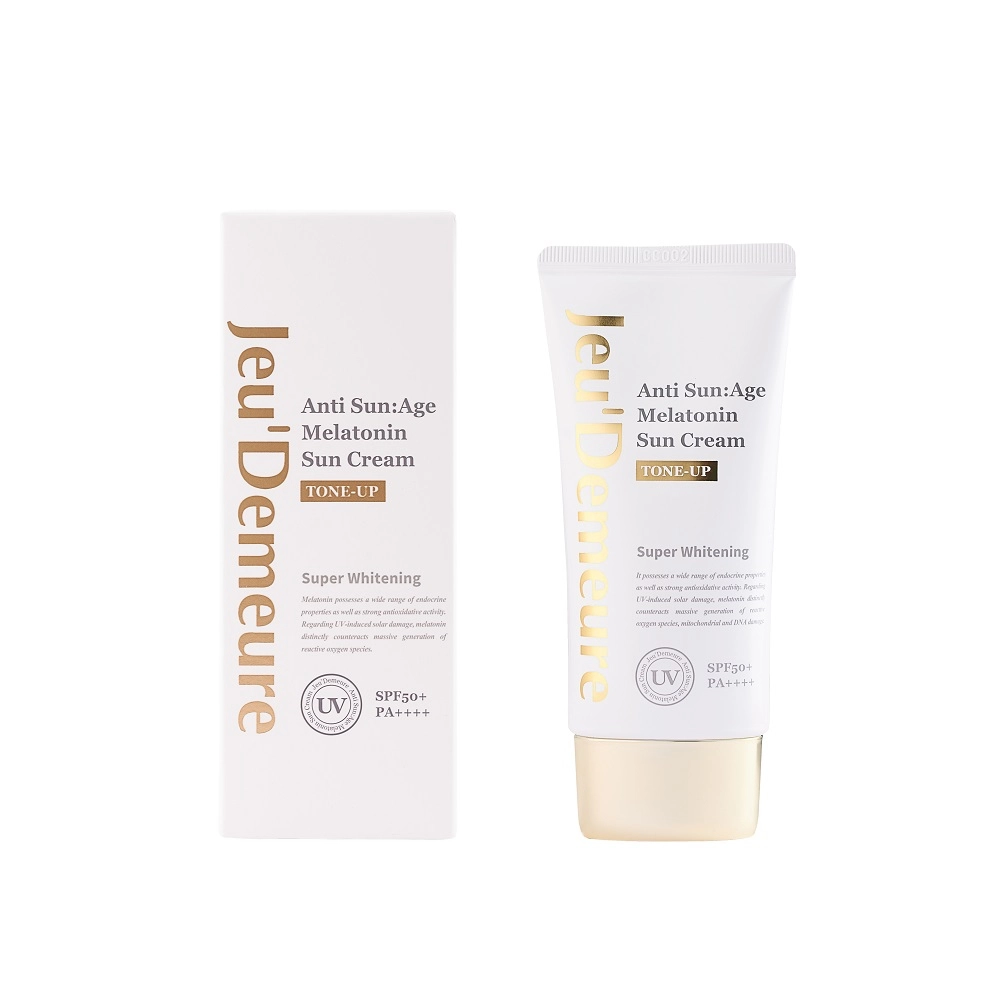 Kem chống nắng Melatonin Jeu'Demeure – Chống lão hoá, nâng tone da (tuýp 50ml)