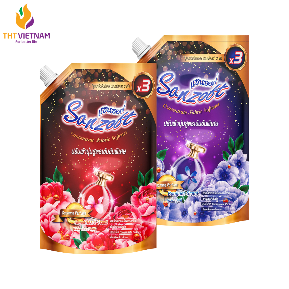Nước xả làm mềm vải Sanzoft 1300ml