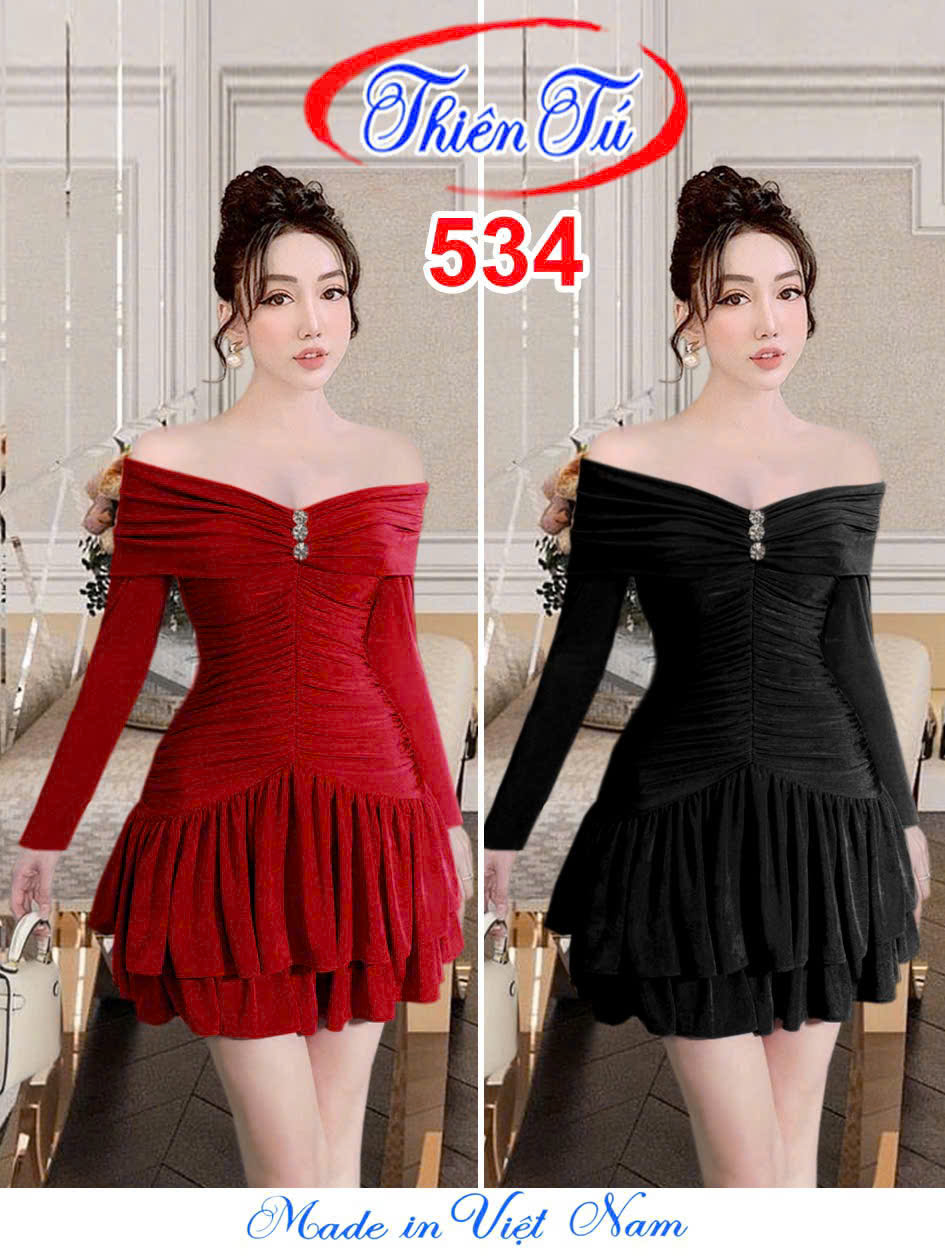 Đầm công sở 534